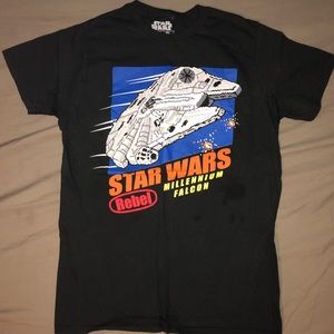 Star Wars Millennium Falcon Black Tee